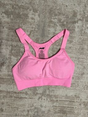 Avia Pink Padded Racerback Sports Bra